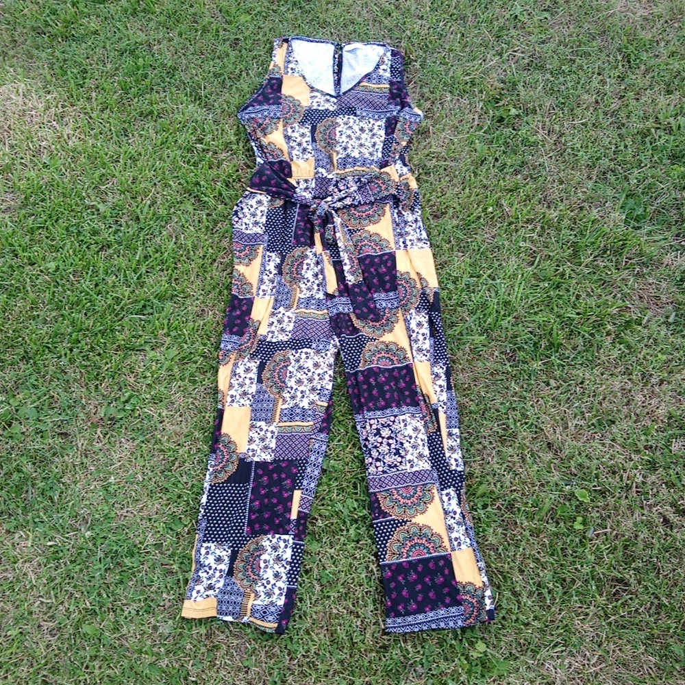 Colorful Paisley Patchwork Pattern Comfy One Piec… - image 2